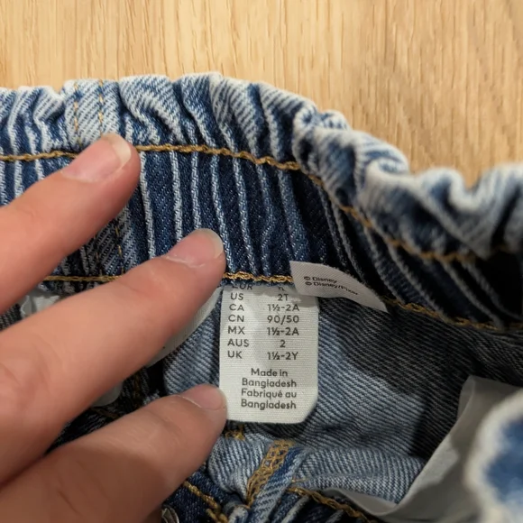 Toddler Girl Disney Minnie Paper Bag Pants ( 2T) - Picture 6 of 8